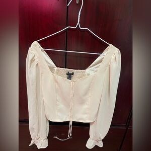 Elegant Cream Women's Top